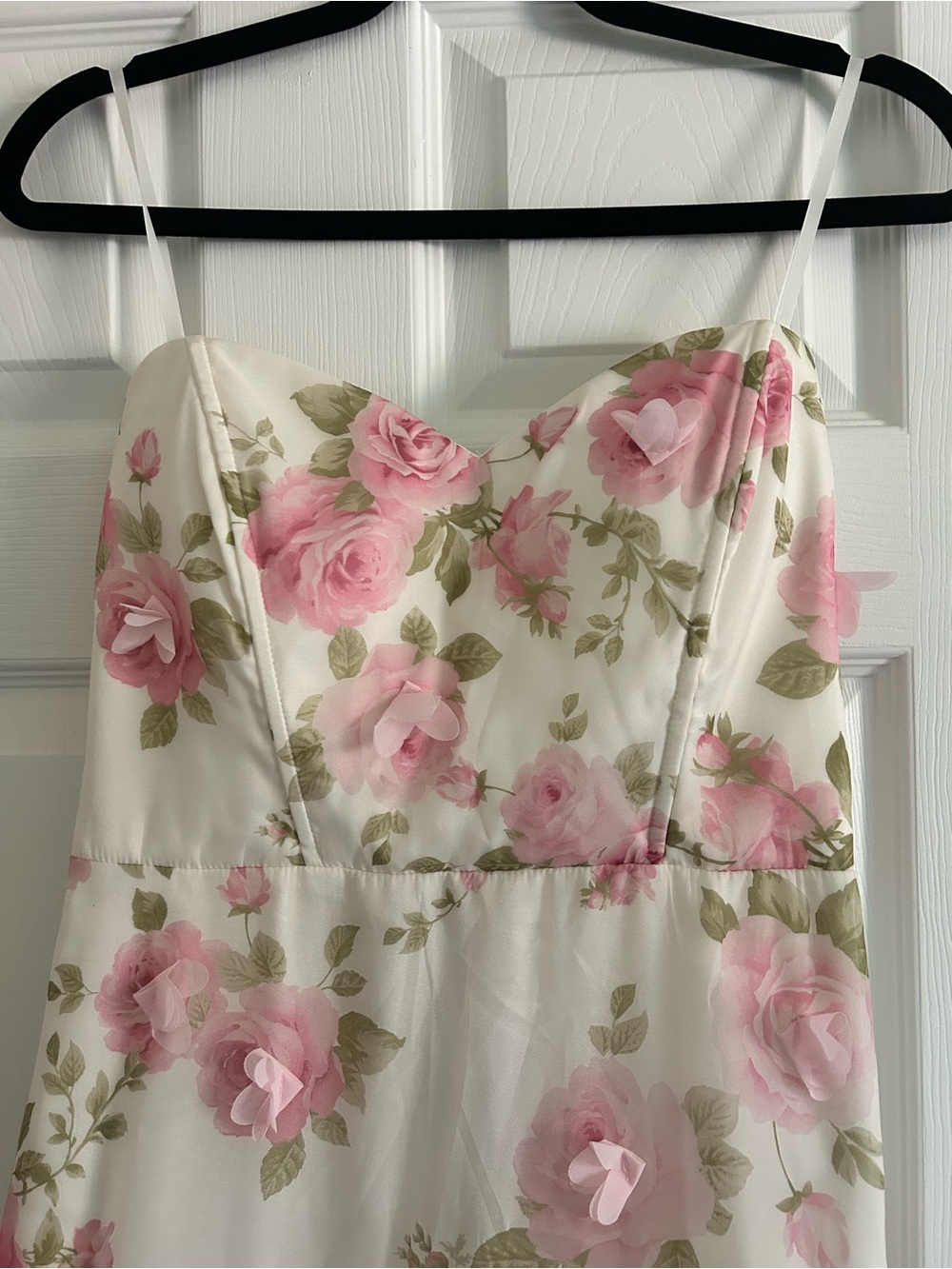 Windsor Size 11 White and Pink Floral Mermaid Gown (New with tags) - Picture 4 of 7